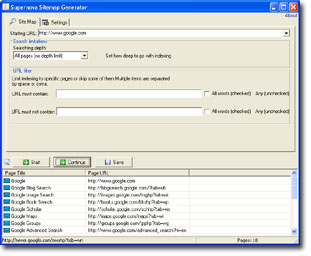 Sitemap Generator software